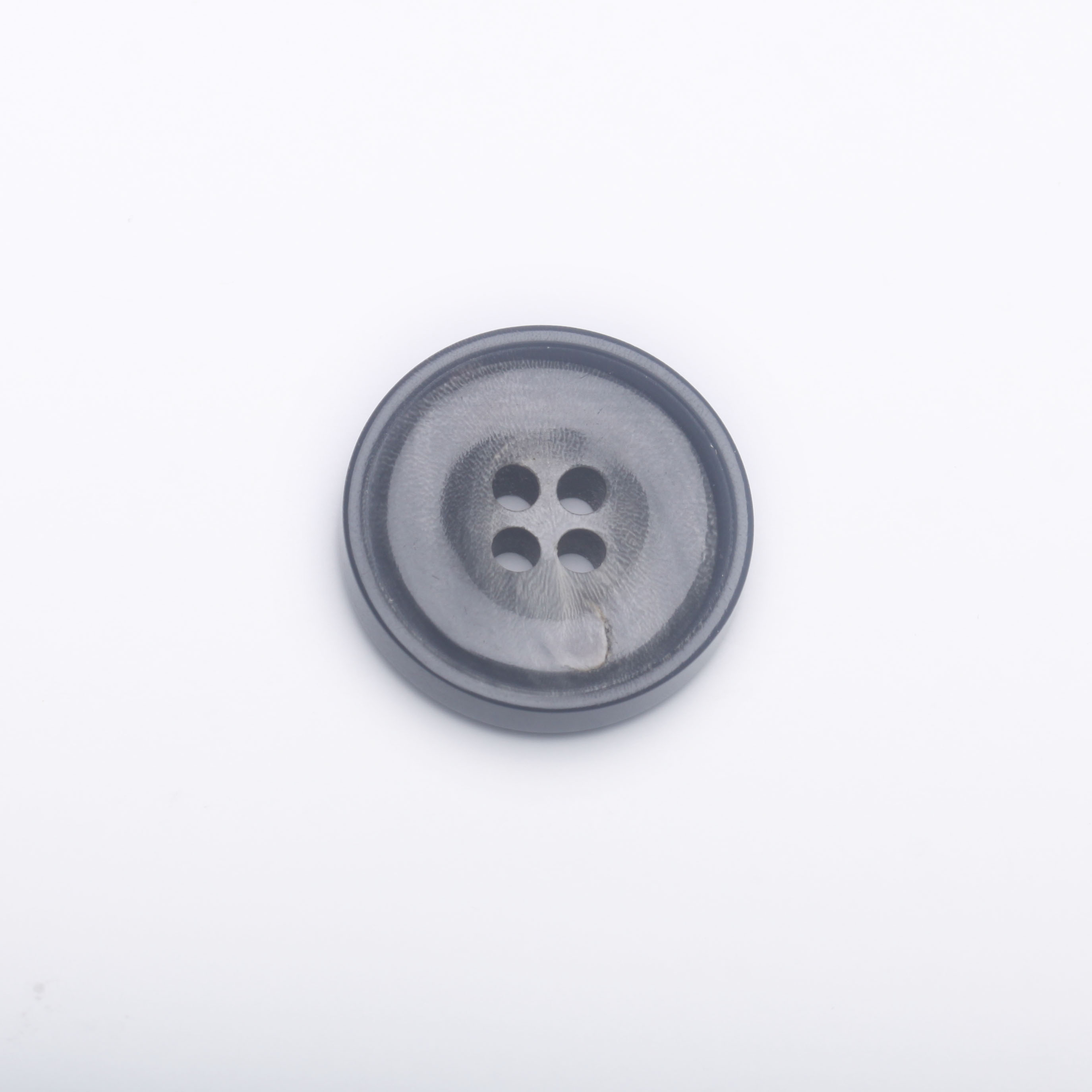 > horn button with white effect