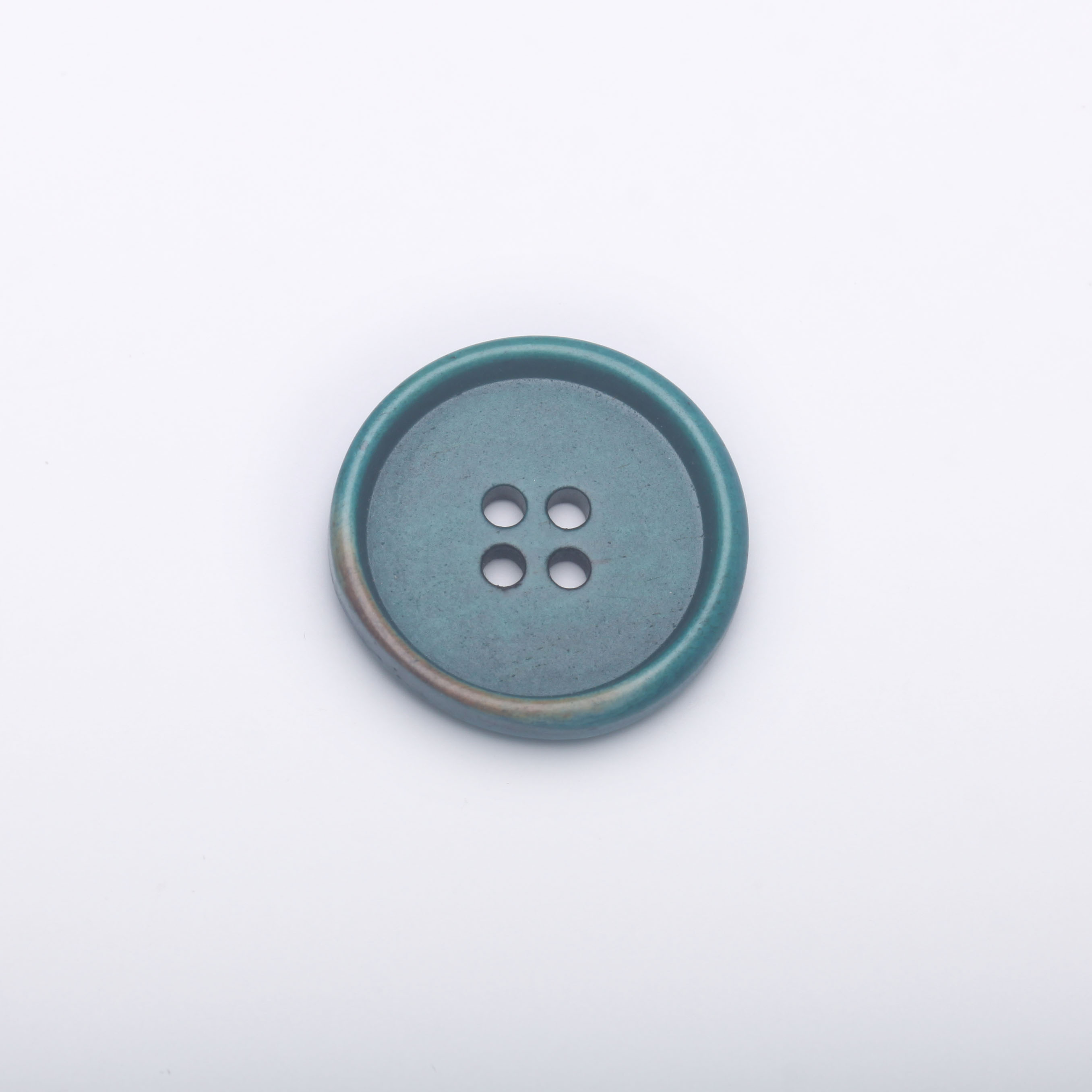 > bone button with burnt effect